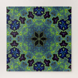 Radiant Fractal Symphony Jigsaw Puzzle