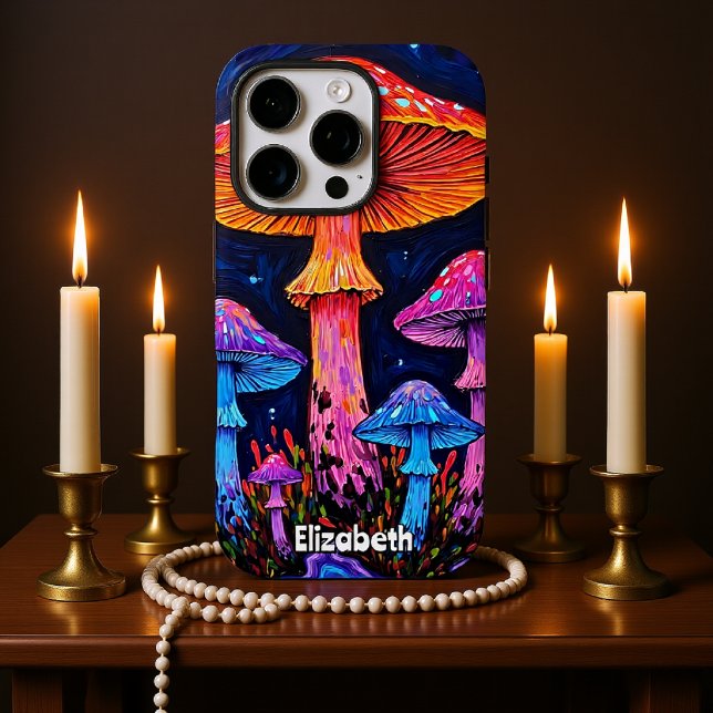 Radiant Fungi Night Case-Mate iPhone Case (Creator Uploaded)