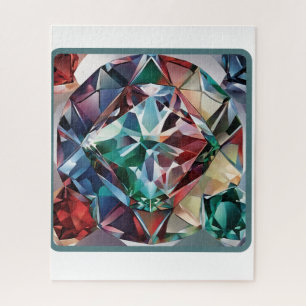 Radiant Gemstone Puzzle with Deluxe Gift Box
