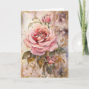 Radiant Gilded Greetings Card