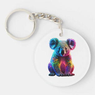 Radiant Glowing Koala Key Ring