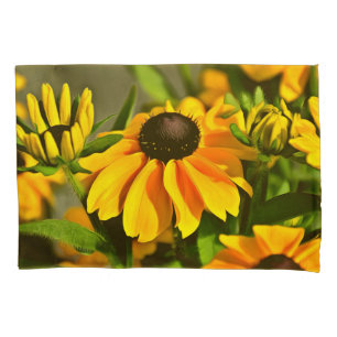 Radiant Golden Black Eyed Susan Rudbeckias Pillowcase