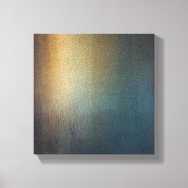 Radiant Gradient – Tranquil Abstract Canvas Wall A (Front)