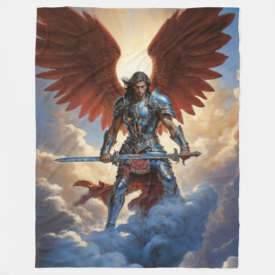 Radiant Guard Archangel Michael Fleece Blanket