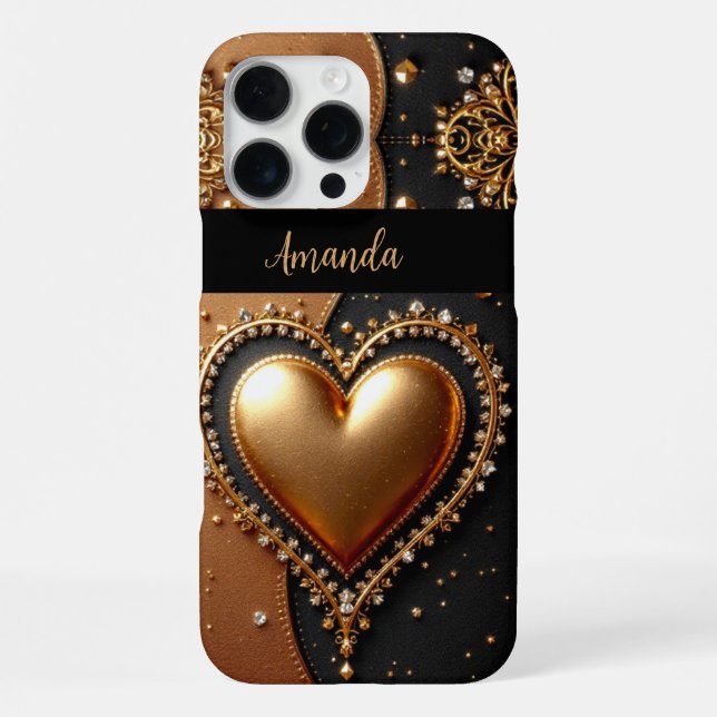 Radiant Heart Diamond  iPhone Case (Back)