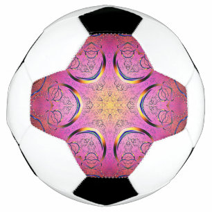 Radiant Heart Kaleidoscope Football