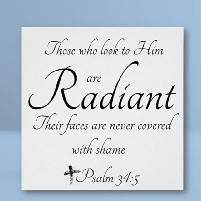 Radiant in Him Poster (Creator Uploaded)