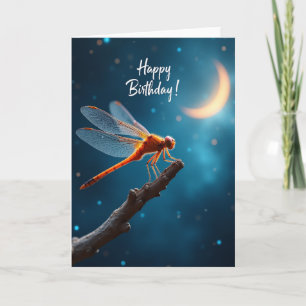 Radiant Insect Birthday Card