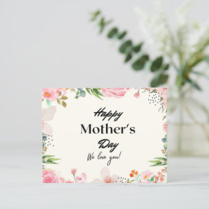 Radiant Love: Digital Mother's Day Postcard 