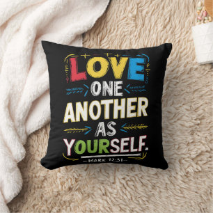 Radiant Love: Embrace Others as You Cherish Cushion