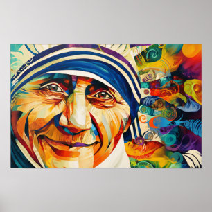 Radiant Love: Saint Teresa of Calcutta Poster