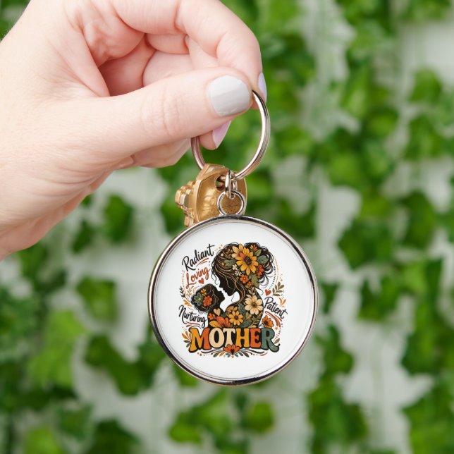 Radiant Loving Nurturing Mother day Key Ring (Hand)