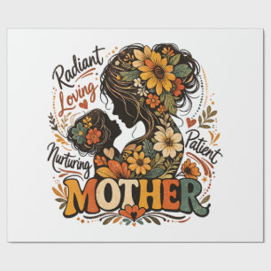 Radiant Loving Nurturing Mother day Wrapping Paper