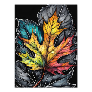 Radiant Maple Leaf Photo Print