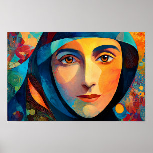Radiant Missionary: Saint Frances Xavier Cabrini Poster