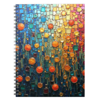 Radiant Mosaic: Bubblelight Cascade Notebook