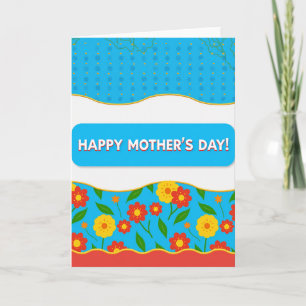 Radiant Mothers Day Blooms Card