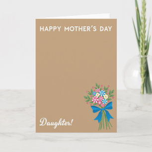 Radiant Mothers Day Bouquet Card