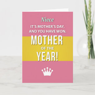 Radiant Mothers Day Crown Card