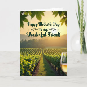 Radiant Mothers Day Fields Card