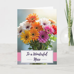 Radiant Mothers Day Niece Card