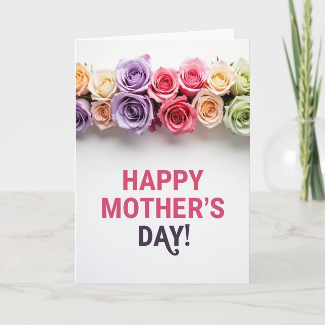Radiant Mum Appreciation Card (Front)