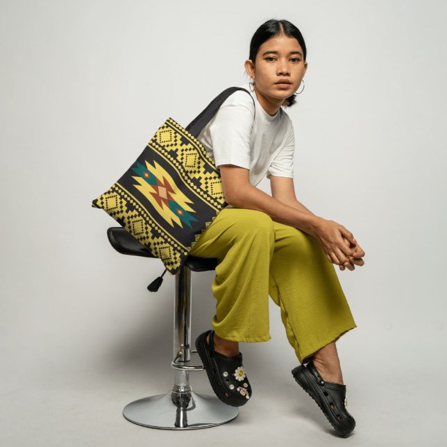 Radiant Native American Inspired Elegance Tote Bag (Creator Uploaded)