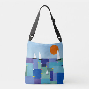 Radiant Ocean Voyage Crossbody Bag