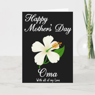 Radiant Oma Mothers Day Card