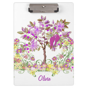 Radiant Orchid Personalised Home Decor Clipboard