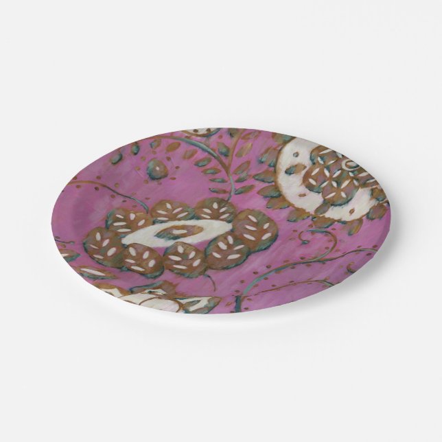 Radiant Ornament II Paper Plate (Angled)