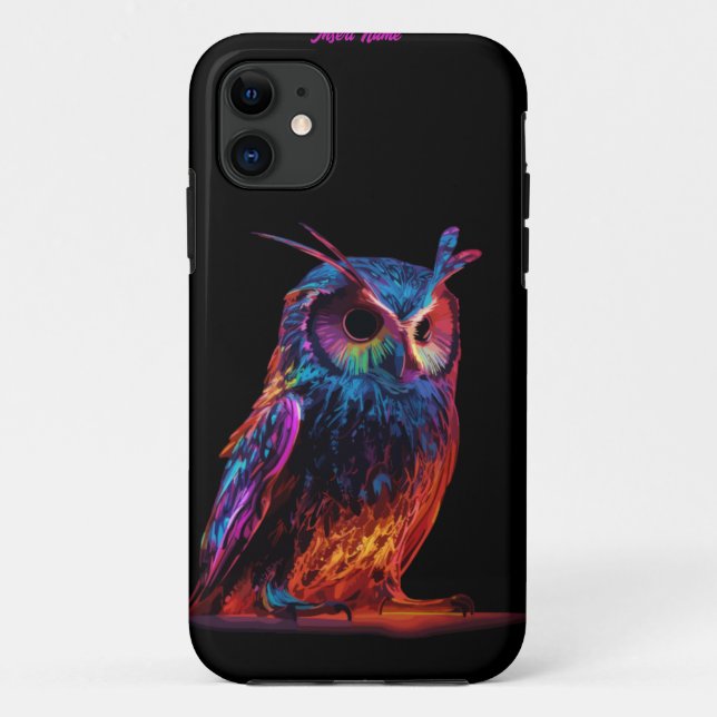 Radiant Owl Case-Mate iPhone Case (Back)