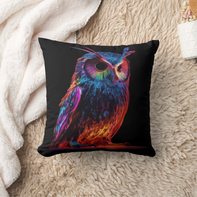 Radiant Owl Cushion (Blanket)