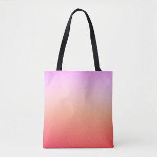 Radiant Pastel Sunset Gradient Tote Bag