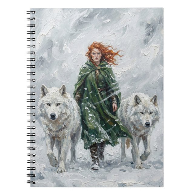 Radiant Peace Dove Lantern Imbolc Snowdrops Art Notebook