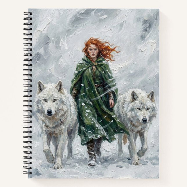 Radiant Peace Dove Lantern Imbolc Snowdrops Art Notebook