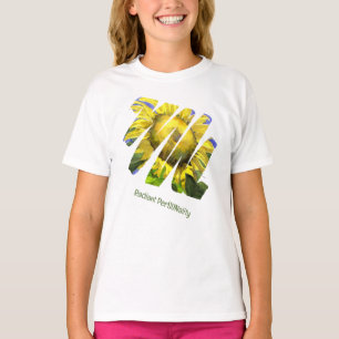 Radiant PerSUNality Sunflower Watercolor Apparel T-Shirt