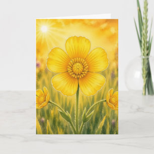 Radiant Petal Series – Buttercup Card