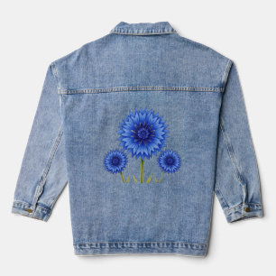 Radiant Petal Series – Cornflower Denim Jacket