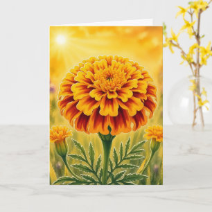 Radiant Petal Series – Marigold Card