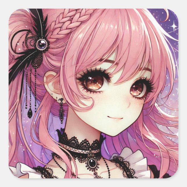 Radiant Pink Dream Aura Sticker Sheet (Front)