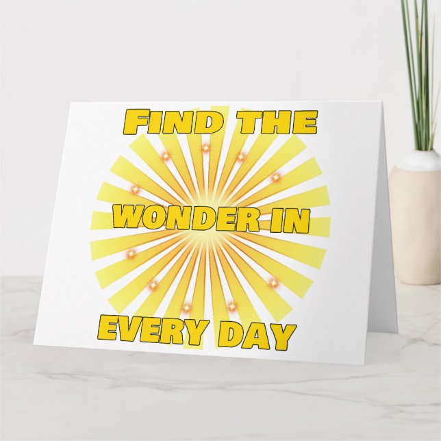 Radiant Positivity  Card (Front)