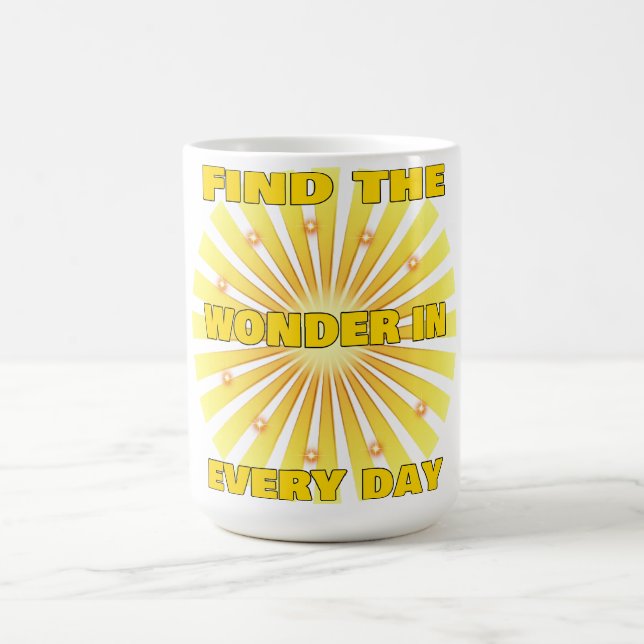 Radiant Positivity  Coffee Mug (Center)