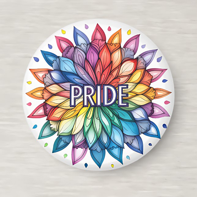 Radiant PRIDE Month Mandala Magnet (Creator Uploaded)