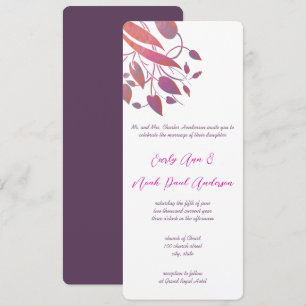 Radiant Purple Wedding Invitations