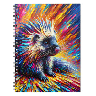 Radiant Quill Porcupine Notebook