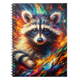 Radiant Raccoon Ember Notebook