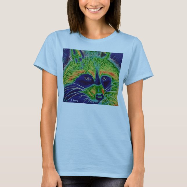 Radiant Racoon T-Shirt (Front)