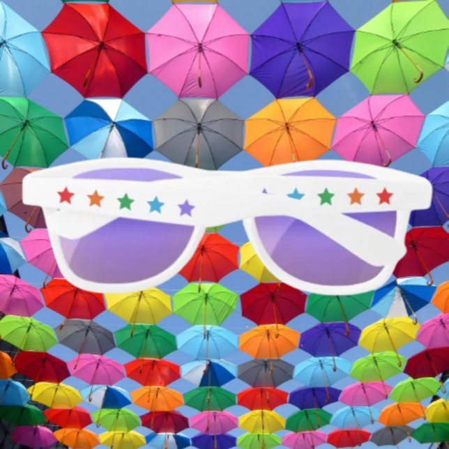 Radiant Rainbow Stars Sunglasses (Creator Uploaded)