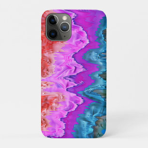 "Radiant Reflection" Colourful Abstract Art iPhone 11 Pro Case